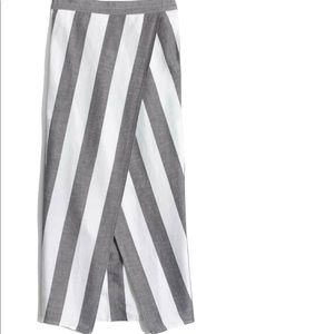 Madewell Striped Overlay Skirt
